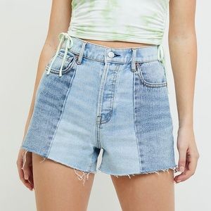PacSun 3 Piece Blue Denim Highrise Icon Shorts